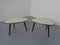 Mid-Century German Tripod Flower Side Tables, 1960s, Set of 2 3