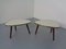 Tavolini Mid-Century tripodi, Germania, anni '60, set di 2, Immagine 3