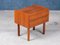 Mid-Century Teak Bedside Table by Hans J. Wegner for Andreas Tuck, 1960s 5