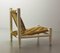 White Oak Low Seat Lounge Chair in Sisal Rope with Footstool in the Style of Charlotte Perriand, 1960s 6