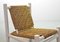 White Oak Low Seat Lounge Chair in Sisal Rope with Footstool in the Style of Charlotte Perriand, 1960s 13