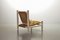 White Oak Low Seat Lounge Chair in Sisal Rope with Footstool in the Style of Charlotte Perriand, 1960s 7