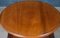 Vintage Round Side Table in Mahogany, Image 5
