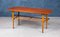 Coffee Table in Teak and Oak with Wicker Shelf, Denmark, 1960s 1