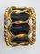 Vintage Leather Cuff with Beading from Chanel 4
