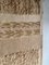 Mid-Century Swedish Beige Flat Weave/High Pile Carpet, Image 5