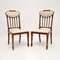 Antique Edwardian Inlaid Side Chairs, Set of 2 1