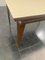 Rosewood Table with Cream Opal Glass Top, 1950s, Image 8