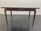 Rosewood Table with Cream Opal Glass Top, 1950s 2