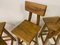 French High Stools in Solid Elm, Set of 4 12