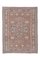 Vintage Tan Oushak Hand Woven Area Rug 1