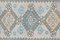 Handgefertigter türkischer Vintage Teppich in Blau 5