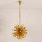 Gilt Brass & Swarovski Pendant Lamp From Ernst Palme, 1960s 2