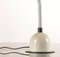 Lámpara de mesa italiana vintage blanca, años 80, Imagen 4
