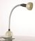 Lámpara de mesa italiana vintage blanca, años 80, Imagen 8