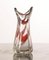 Italian Red Murano Glass Vase, 1980s 1
