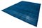 Large Blue Overdyed Area Rug 3