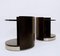 End-Tables in Wood and Glass, Italy, 1970s, Set of 2 3