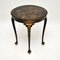 Antique Lacquered Chinoiserie Side Table, Image 2