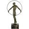 Pierre Le Faguays & Max Le Verrier, Art Deco Sculpture, Dancer with Hoop, Harmony, 1930s 1