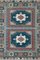 Blauer türkischer Vintage Teppich 2