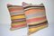 Vintage Turkish Kilim Pillow Covers, Set of 2, Image 2