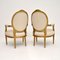 Antique French Giltwood Salon Chairs 4