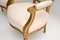 Antike französische Salonstühle aus vergoldetem Holz 9
