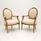 Antique French Giltwood Salon Chairs 1