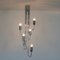 Chromed 6-Light Metal Chandelier, 1960s, Image 4