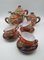 Antique Japanese Satsuma Tea Set with Dragonware Moriage, Set of 15, Image 2