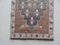 Small Turkish Distressed Hand-Knotted Low Pile Bath Mat or Yastik Rug, Image 5