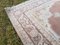 Small Turkish Distressed Red Rug 4