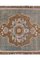 Kleiner türkischer Vintage Teppich oder Matte mit Rand 6