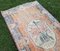 Small Turkish Distressed Oushak Rug in Pastel Color 7