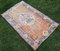 Small Turkish Distressed Oushak Rug in Pastel Color 3