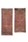 Small Hand Knotted Oushak Rugs or Mats, Set of 2, Image 1