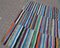 Vintage Turkish Striped Rag Rug, Image 5