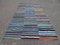 Vintage Turkish Striped Rag Rug, Image 3