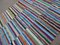 Vintage Turkish Striped Rag Rug, Image 7