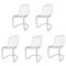 Mid-Century Chairs by Gastone Rinaldi, Italy, 1970s, Set of 5, Image 1
