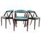 Teak Model 31 Dining Chairs by Kai Kristiansen for Shou Andersen, Denmark, 1960s, Set of 4, Image 1