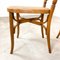 Faux Bamboo Chairs in Wood with Cane Seats, Set of 6 6