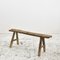 Antique Rustic Elm Pig Bench 1