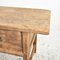 Antique Rustic Elm Console Table with Drawers 5