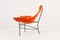 Sessel in Orange Leinwand von Jerry Johnson, USA, 1950er, 2er Set 12