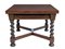 Early 20th Century Baroque Revival Oak Extending Dining Table, Image 7