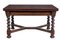 Early 20th Century Baroque Revival Oak Extending Dining Table, Image 2