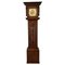Carved Oak and Brass Face Grandfather Clock 1