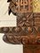 Orologio a pendolo in quercia intagliata e ottone, Immagine 9